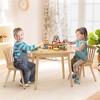 Arceso Windsor Kids Table and Chair Set, Rubberwood Children Toddler Table and Chair Set with Non-Slip Legs/Round Edge Design for Art, Play, Craft - 2 of 4