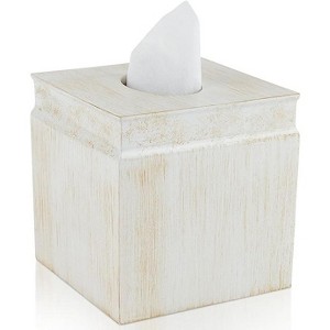 Creative Scents Rustic Luxe Tissue Box Cover Square - 1 of 4