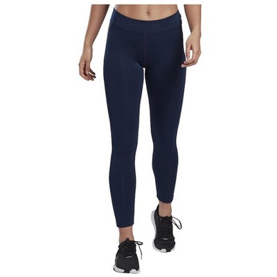 Reebok Womens Workout Ready Tights Stretch Compression Athletic Pants