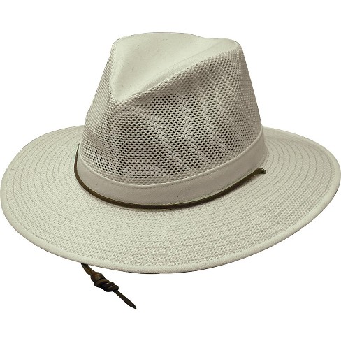 Henschel Men's Polycotton Packable Mesh Breezer Safari Hat, Small, Natural  : Target