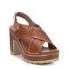 Refresh Women's Cross Strap Heeled Sandals - 3 of 4