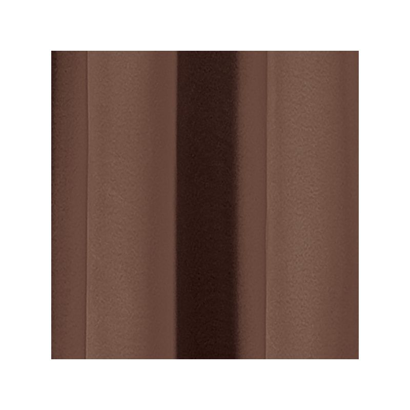 Collections Etc Short Blackout Window Curtain Panel with Easy Open-Close, Single Panel, 3 of 4
