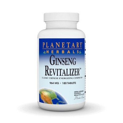 Ginseng Revitalizer 1000mg by Planetary Herbals  -  180 Tablet