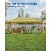 10x20FT Heavy Duty Canopy Tent - Commercial Pop Up Shelter w/6 Walls, UPF 50+, Waterproof - 3 of 4