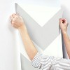 RoomMates Large Chevron Peel & Stick Wallpaper Gray: Self-Adhesive Vinyl, Modern Wall Decor, Bathroom, Repositionable - 3 of 3