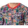 Marvel Unisex Adult Comic Character Grid Print One Piece Pajama Union Suit Multi - 2 of 4