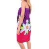 LA LEELA Women's Summer Bikini Wraps Beach Wrap Swimwear Cover up Skirt Bathing suit Swimsuit Sarong Coverups for Women One Size Multicolored, Floral - 3 of 4