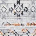 ivory grey/rust
