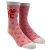 Crazy Dog T-Shirts Women's Love Paw Socks Funny Cute Pet Puppy Dog Animal Lover Novelty Footwear - 2 of 4