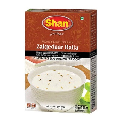 Shan Seasoning Mix -zaikedar Raita 40 gms - Shan Masala (1.41 Ounce (Pack of 1))