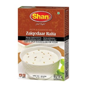 Shan Seasoning Mix -zaikedar Raita 40 gms - Shan Masala (1.41 Ounce (Pack of 1)) - 1 of 4