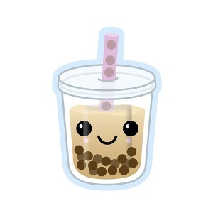 Gamago Boba Tea Bandages | Set of 18 Individually Wrapped Self Adhesive Bandages - 1 of 4