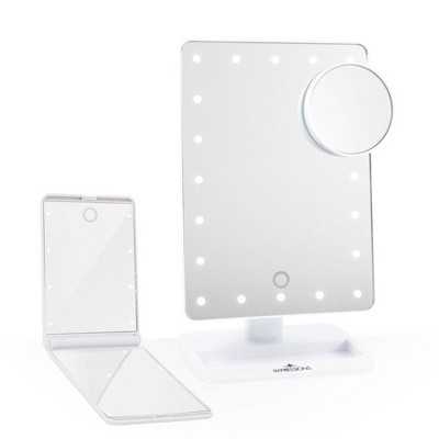 Косметическое зеркало Impressions Vanity Touch XL и Touchup, LED, 5x, белое