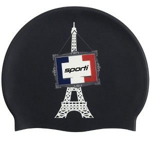 Sporti Paris Eiffel Tower Silicone Swim Cap - 1 of 4