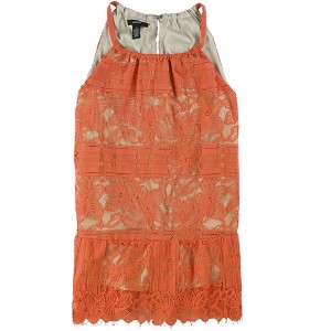 Alfani Womens Lace Halter Blouse Top - 1 of 1