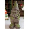 Faux Stone Garden Gnome 17.5"H – Whimsical Resin Outdoor Figurine, Set of 2 by Kalalou - 3 of 3