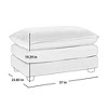 NicBex Modern 37" Rectangle Ottomans Wood Footstools with Corduroy Fabric for Bedroom and Living Room - 2 of 3