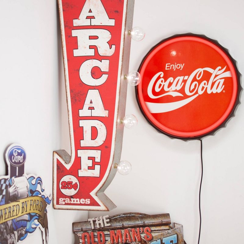 Coca-Cola Officially Licensed LED Neon Light Sign Red - American Art Decor, 4 of 12