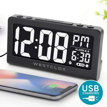 Vibrating Bed Shaker Digital Alarm Clock - Westclox