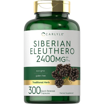 Carlyle Siberian Eleuthero 2400mg | 300 Capsules