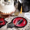 Creative Converting Graduate School Spirit Red Paper Plate and Napkin Kit 36ct - 2 of 4