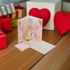 Unique Bargains Greeting Card Light Yellow 6.1x6.1x0.4 Inch 1 Pc - 2 of 4