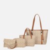 MKF Collection Marimar  M Signature Vegan Leather Women’s Tote – 4 Pcs set Handbag by Mia K - 2 of 4
