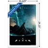 Trends International DC Comics Movie The Flash - Batman and Batmobile One Sheet Framed Wall Poster Prints - 3 of 4