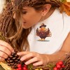 HTUTWOO Thanksgiving Turkey Earrings, Cute Funny Acrylic Turkey Maple Leaf Drop Earrings, Fall Jewelry Charms Gifts for Women - 4 of 4