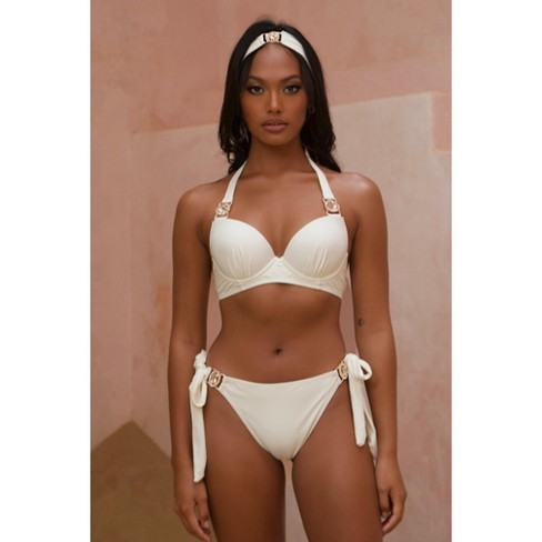 Moda Minx Amour coconut Push Up Crystal Bikini Top Target