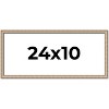 PosterPalooza | Panoramic Minimalist Silver Picture Frame - UV Acrylic, Foam Board Backing, Hanging Hardware - 2 of 4