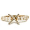 Pompeii3 1 1/2ct Diamond Eternity Mount Engagement Ring Setting - 3 of 4
