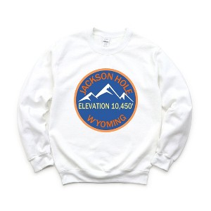 Simply Sage Market Women's Graphic Sweatshirt Jackson Hole Ski Resort - 1 of 4
