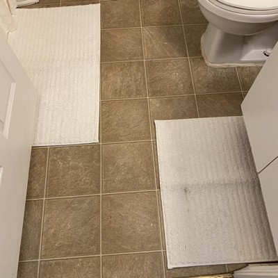 2pk Quick Dry Bath Rug Set Washed Black - Threshold™ : Target