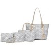 MKF Collection Marimar  M Signature Vegan Leather Women’s Tote – 4 Pcs set Handbag by Mia K - 2 of 4