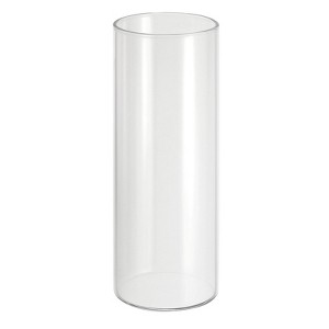 Unique Bargains High Borosilicate Glass Wear Resistant Clear Cylinder Vase - 1 of 4