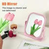 Unique Bargains Plastic Double Sided 360° Rotating Makeup Mirror 1 Pc - 2 of 4