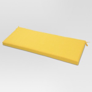 Outdoor Bench Cushion Yellow - Threshold