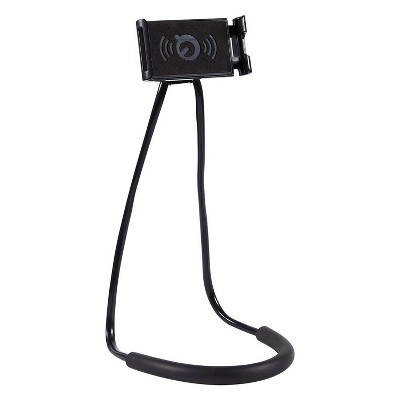 Juvale Cell Phone Holder with Rotating Mount, Hands Free, Fits Screens from 4 to 6.3 In, Black