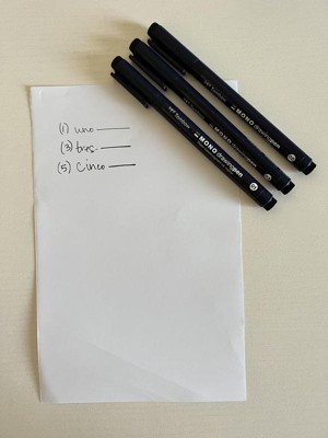 6ct Mono Drawing Pens Black - Tombow : Target