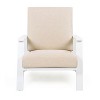 Okak Patio Adirondack Chair with Acacia Wood Frame, Outdoor Chair with Cushions and Backrest, Patio Chair for Backyard, Garden, Porch - 4 of 4