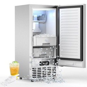 Kismile Commercial Ice Maker Nugget Ice Maker 66-lbs. Ice Per day ( Stainless Steel ) - 1 of 4