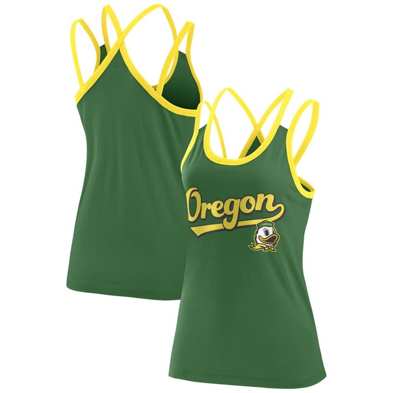 NCAA Oregon Ducks Women&#39;s Two Tone Tank Top, 1 of 4