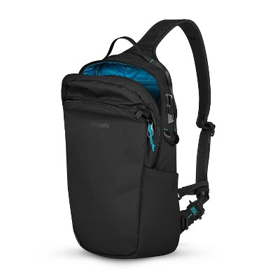 Pacsafe ECO 12L Anti Theft Sling Backpack (Econyl Black) — фото 5