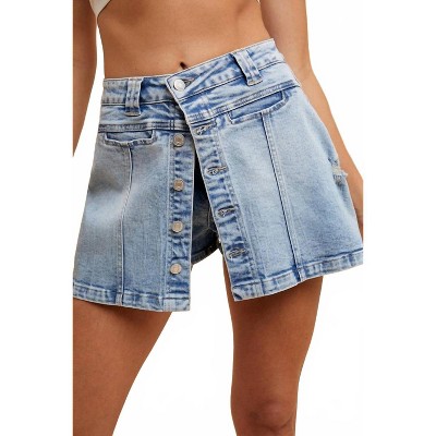 Women's Katelyn Button Mini Skort - AnnieWear