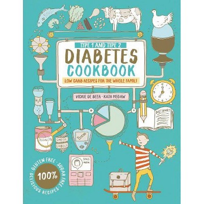 Type 1 and Type 2 Diabetes Cookbook - by  Vickie de Beer (Paperback)