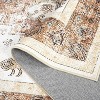 Garvee 10x13FT Washable Area Rug, Ultra-Thin Vintage Rug Printed Carpet, Non Slip Stain Resistant Foldable Mat for Living Room,Bedroom, Dinning Room - 3 of 4