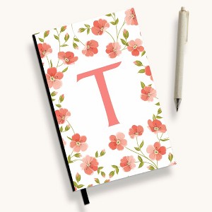 Personalization Mall Flowery Initial Personalized Journal - 1 of 1
