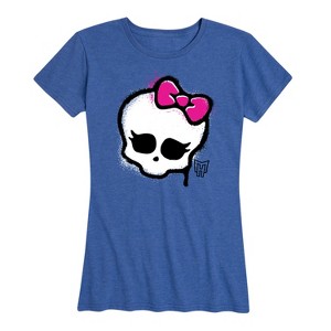 Women's - Monster High - Skull Graffiti Short Sleeve Graphic T-Shirt - 1 of 4