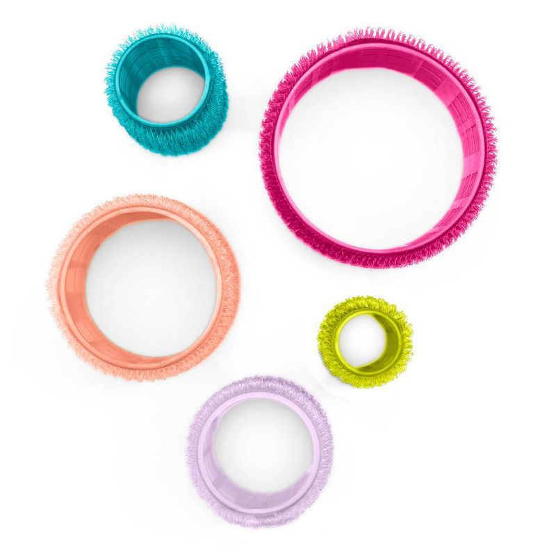 Conair Heatless Voluminous Curl Self Grip Rollers - Assorted Sizes &#38; Colors - 31pk, 4 of 8